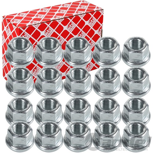 20x febi radmuttern - radmuttern, satz