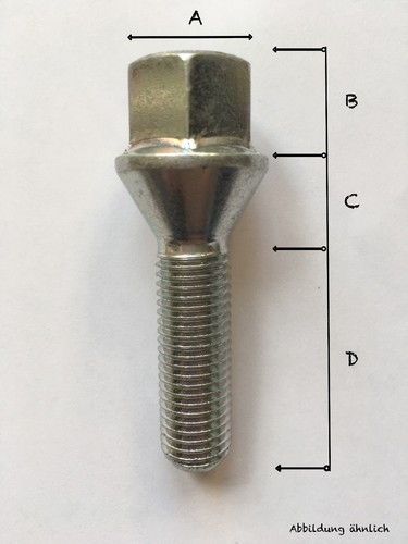 Radschraube m12 x 26mm - radschraube,